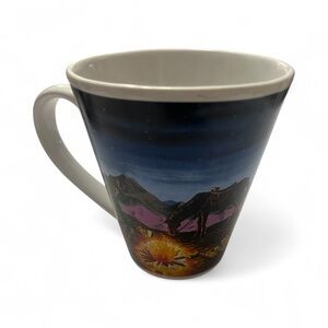 Colorful Ceramic Mug with Scenic Design